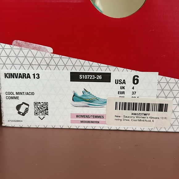 Saucony Kinvara 13 cool mint women’s sneakers - Picture 3 of 3